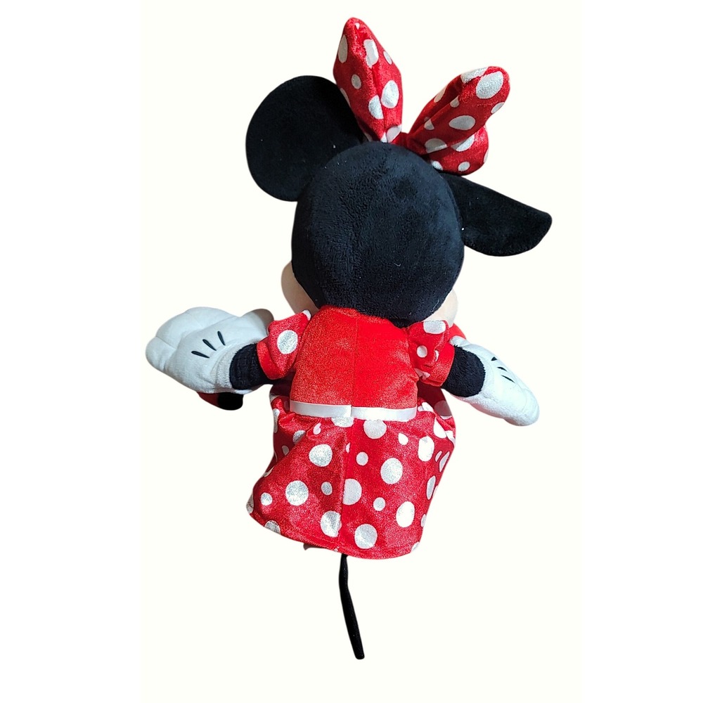 Disney Minnie Mouse 2016 Plush Dolls 2 Pack‎ Red Pink Polka Dot Outfit Toys - Picture 6 of 13